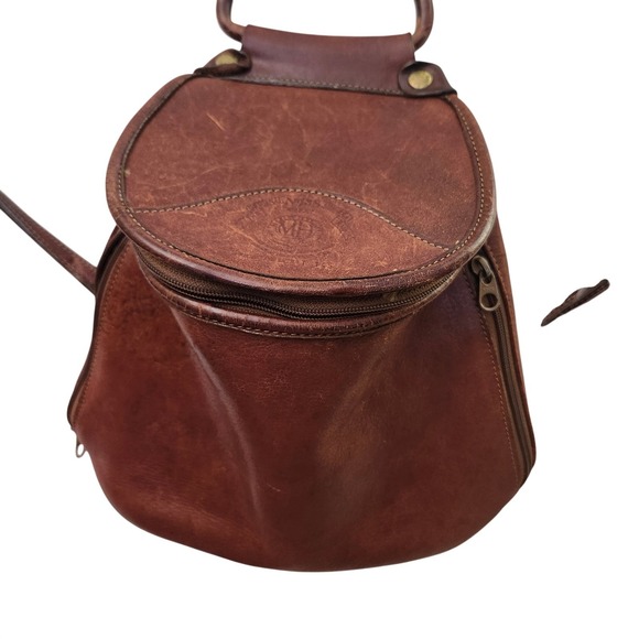 Ghurka Marley No 138 Vintage Brown Leather Backpack Made in USA Handcrafted Bag - Picture 15 of 16